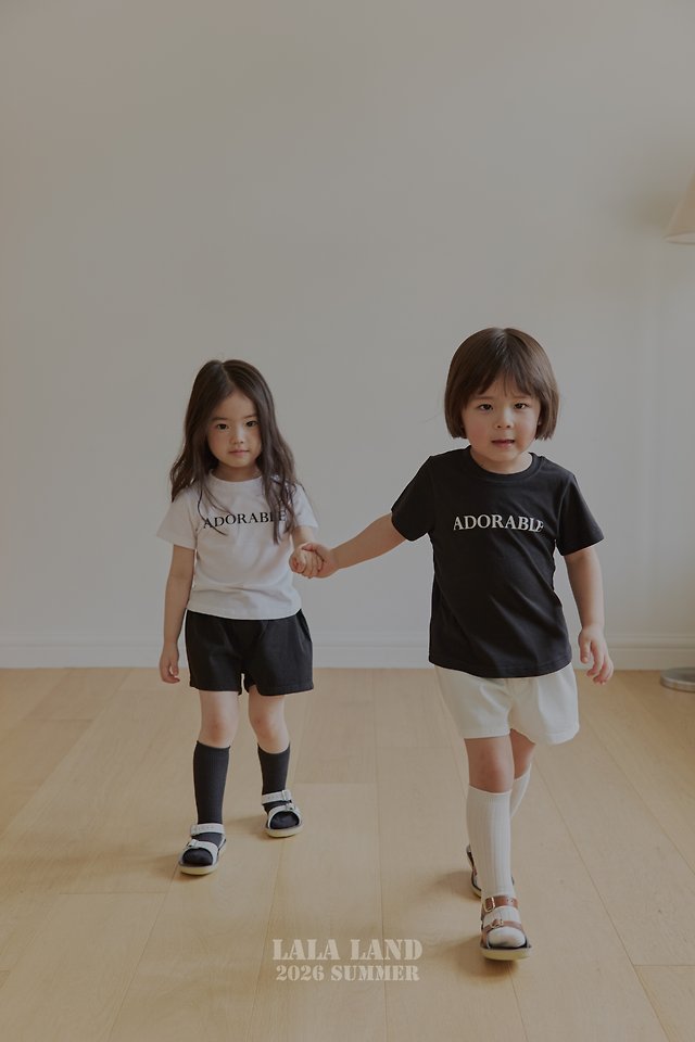 Lalaland - Korean Children Fashion - #kidsshorts - Adorable Tee - 9