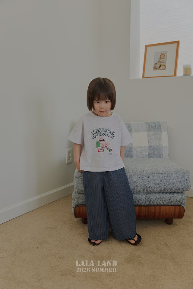 Lalaland - Korean Children Fashion - #kidsshorts - Tanning Rabbit Short Sleeve Tee - 3