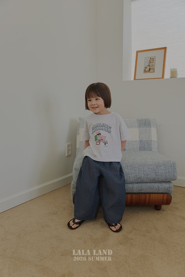 Lalaland - Korean Children Fashion - #kidsshorts - Tanning Rabbit Short Sleeve Tee - 4