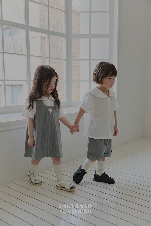 Lalaland - Korean Children Fashion - #kidzfashiontrend - Mile Short Sleeve Shirt - 5