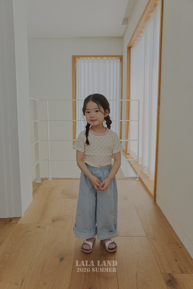 Lalaland - Korean Children Fashion - #kidzfashiontrend - Cherry Short Sleeve Tee - 12