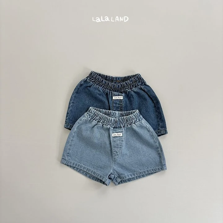 Lalaland - Korean Children Fashion - #kidzfashiontrend - Point Denim Shorts