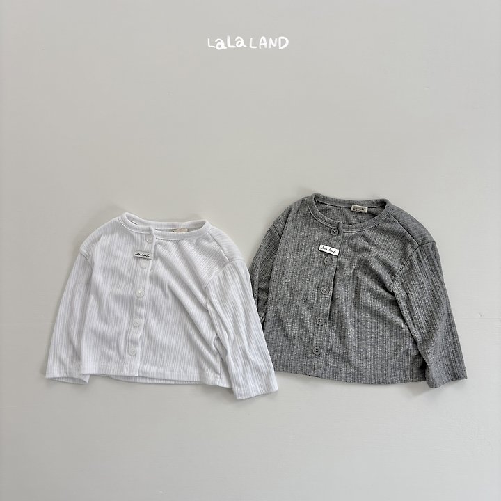 Lalaland - Korean Children Fashion - #littlefashionista - Fuddled Ribbed Cardigan
