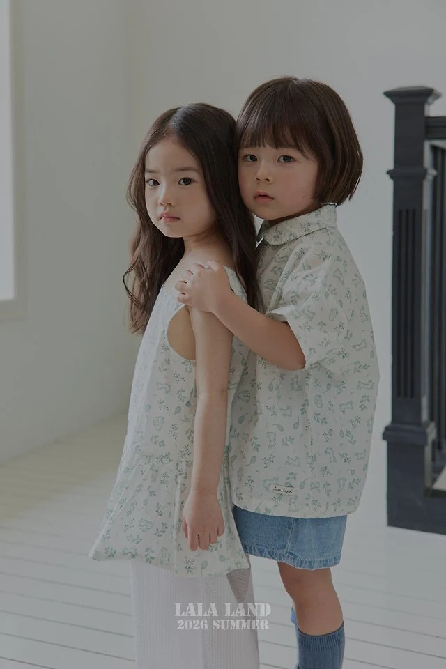 Lalaland - Korean Children Fashion - #littlefashionista - Point Denim Shorts - 3