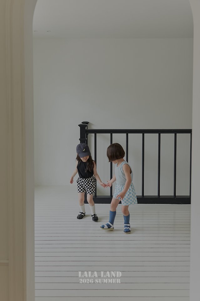 Lalaland - Korean Children Fashion - #littlefashionista - Checkerboard Shorts - 9