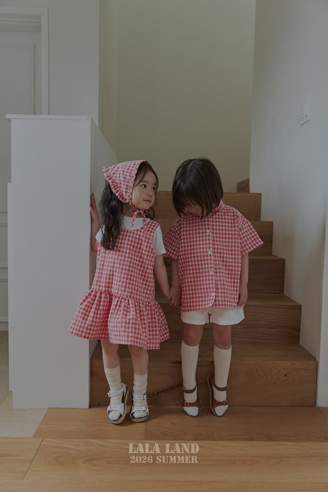Lalaland - Korean Children Fashion - #magicofchildhood - Tilda One-piece (Red) - 12