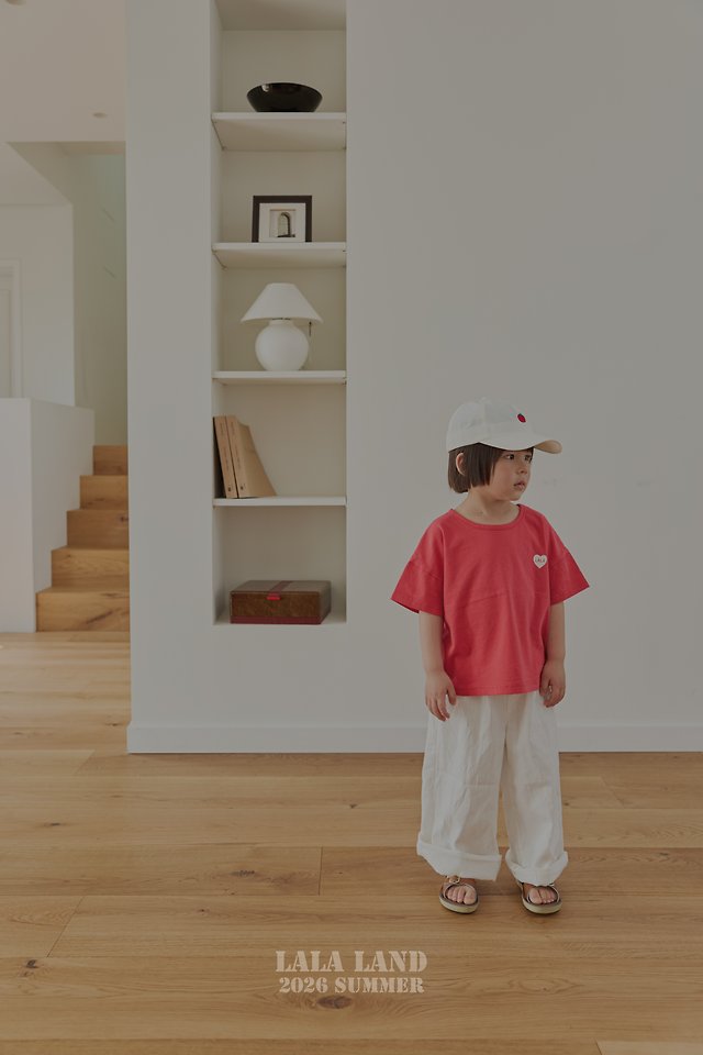 Lalaland - Korean Children Fashion - #magicofchildhood - Lala Heart Short Sleeve Tee - 12