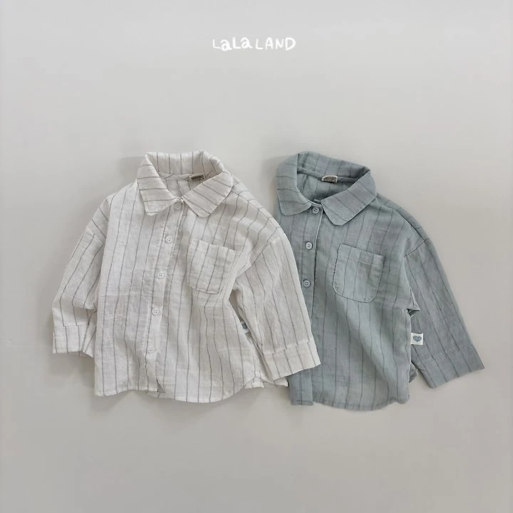 Lalaland - Korean Children Fashion - #minifashionista - Pencil Linen Shirt