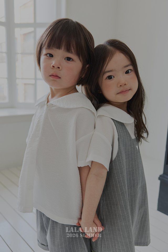 Lalaland - Korean Children Fashion - #minifashionista - Mile Short Sleeve Shirt - 9