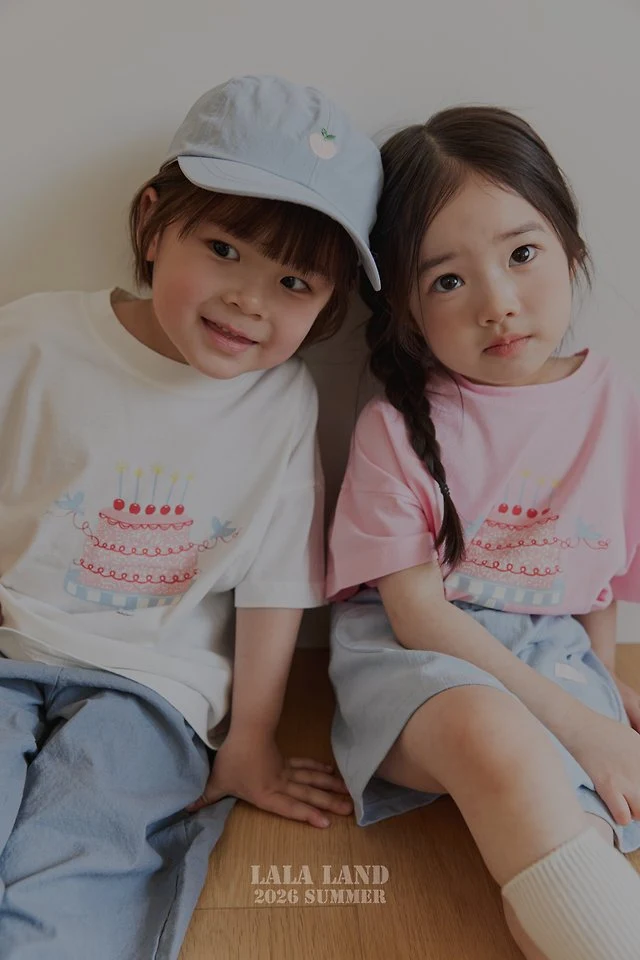 Lalaland - Korean Children Fashion - #minifashionista - Cake Short Sleeve Tee - 8