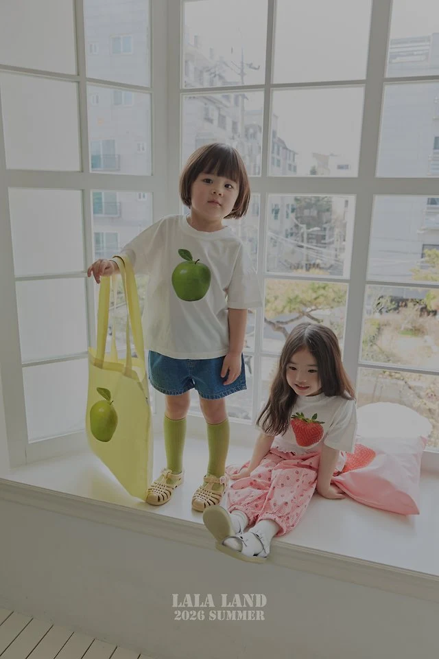 Lalaland - Korean Children Fashion - #minifashionista - Point Denim Shorts - 5