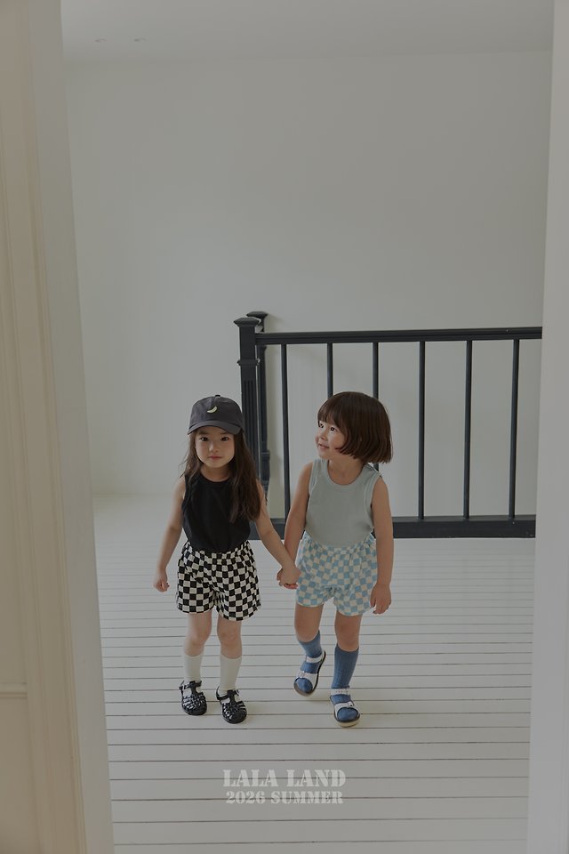 Lalaland - Korean Children Fashion - #minifashionista - Checkerboard Shorts - 11