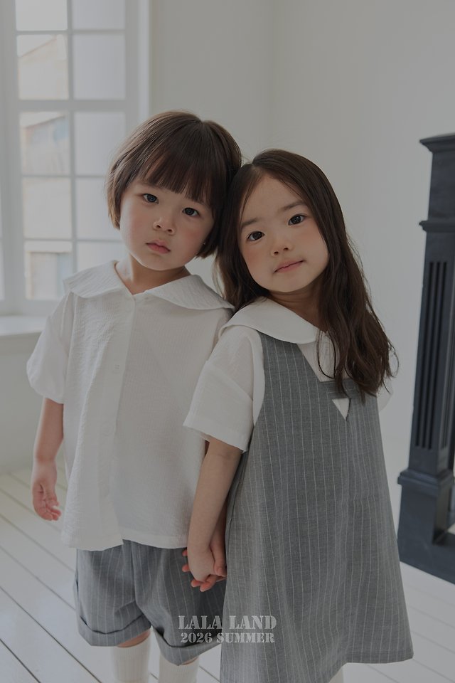 Lalaland - Korean Children Fashion - #prettylittlegirls - Mile Short Sleeve Shirt - 10