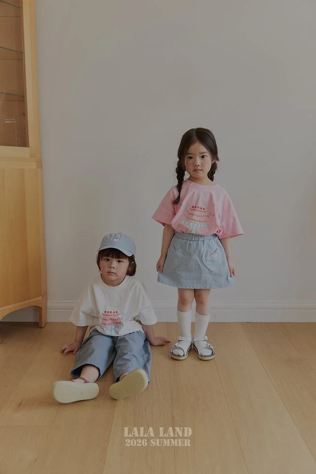Lalaland - Korean Children Fashion - #stylishchildhood - Cake Short Sleeve Tee - 12