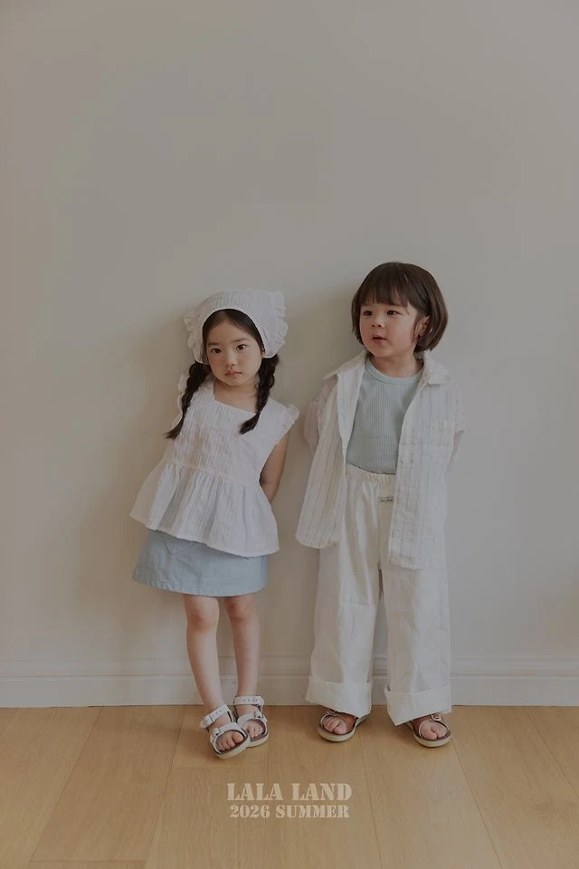 Lalaland - Korean Children Fashion - #todddlerfashion - Pencil Linen Shirt - 4