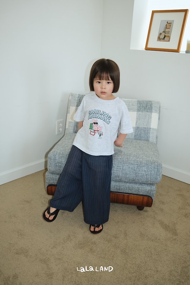 Lalaland - Korean Children Fashion - #toddlerclothing - Tanning Rabbit Short Sleeve Tee - 12
