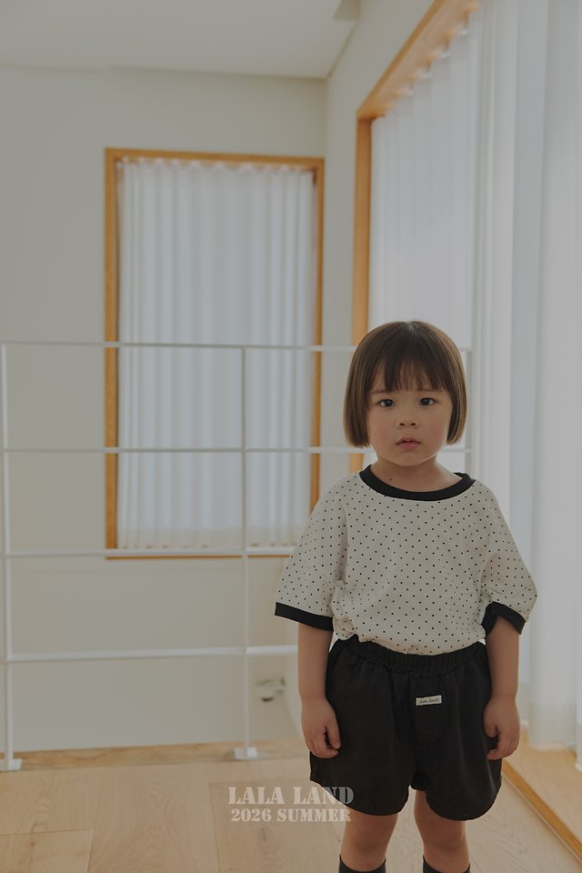 Lalaland - Korean Children Fashion - #toddlerclothing - Heart Dot Tee - 10