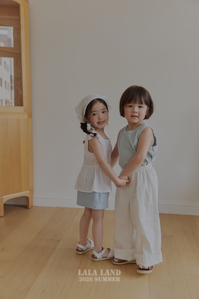 Lalaland - Korean Children Fashion - #toddlerclothing - Summer Slub Roll-Up Pants - 5