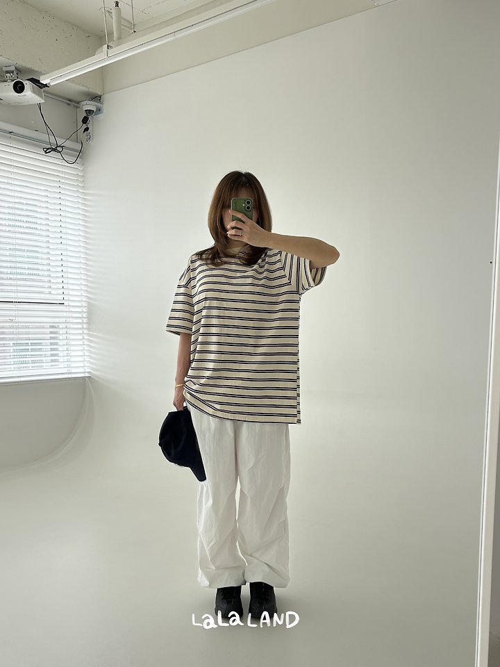 Lalaland - Korean Women Fashion - #momslook - Mom Saint Short Sleeve Tee - 3