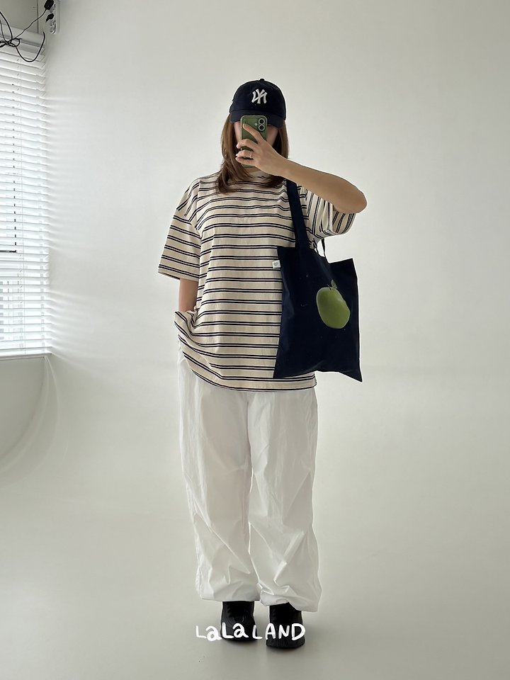 Lalaland - Korean Women Fashion - #momslook - Mom Saint Short Sleeve Tee - 5