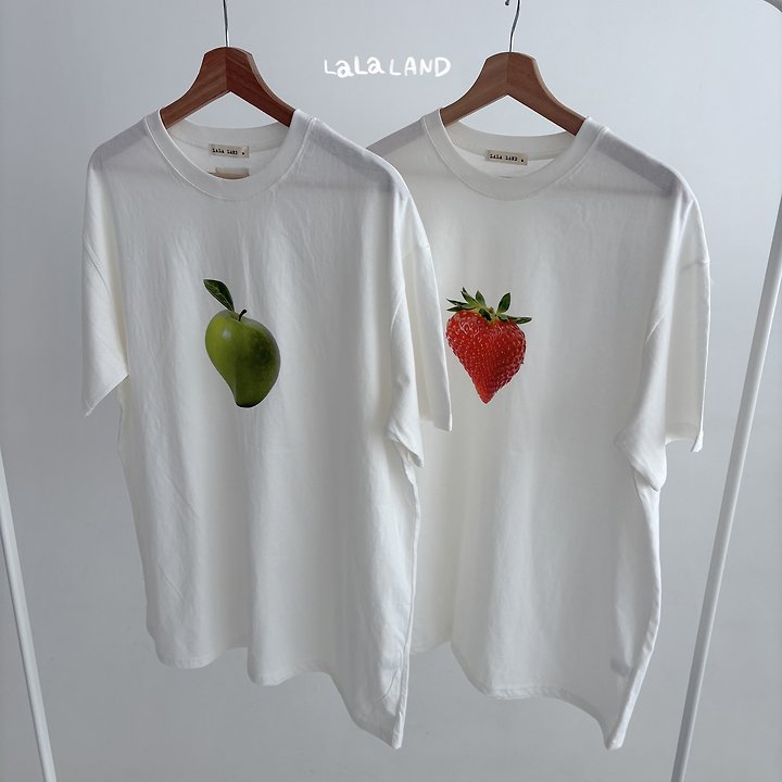 Lalaland - Korean Women Fashion - #womensfashion - Mom Berry Apple Tee - 9