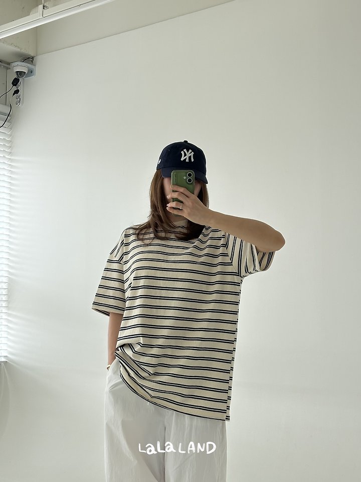 Lalaland - Korean Women Fashion - #womensfashion - Mom Saint Short Sleeve Tee - 2