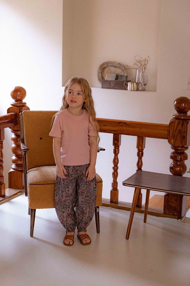 Lenua - Korean Children Fashion - #Kfashion4kids - Paisley Jogger Pants - 5
