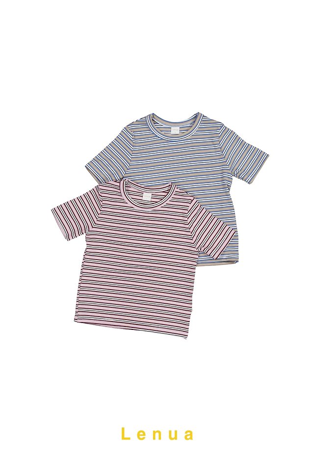 Lenua - Korean Children Fashion - #childofig - Ray Stripe Tee - 12