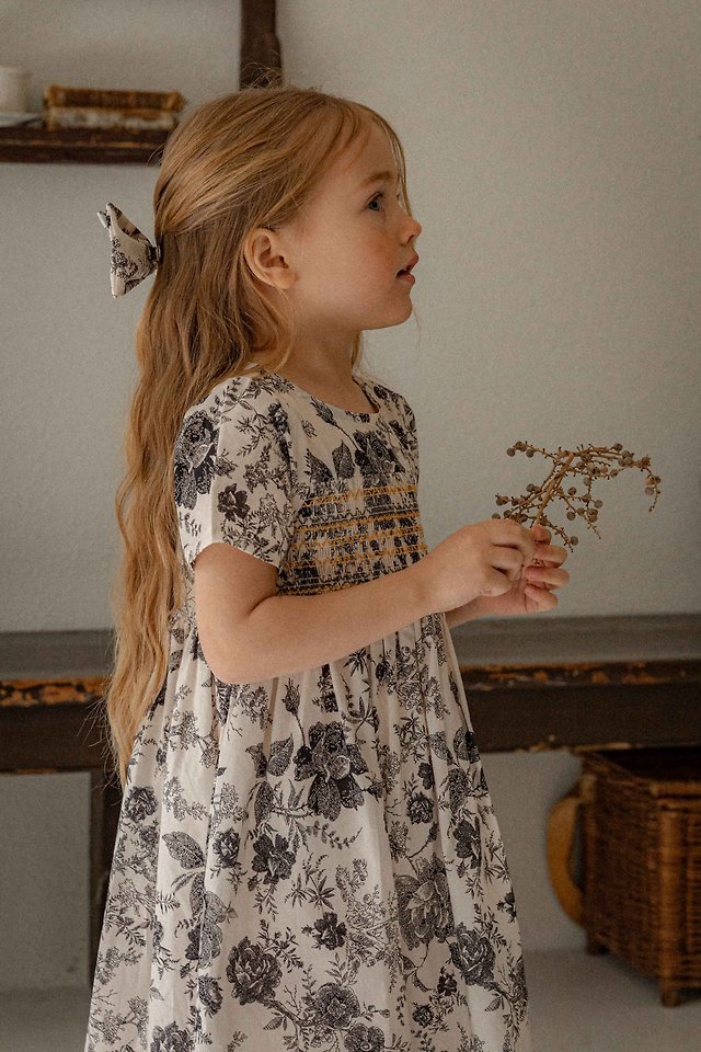 Lenua - Korean Children Fashion - #childrensboutique - Dien Smock One-Piece - 3