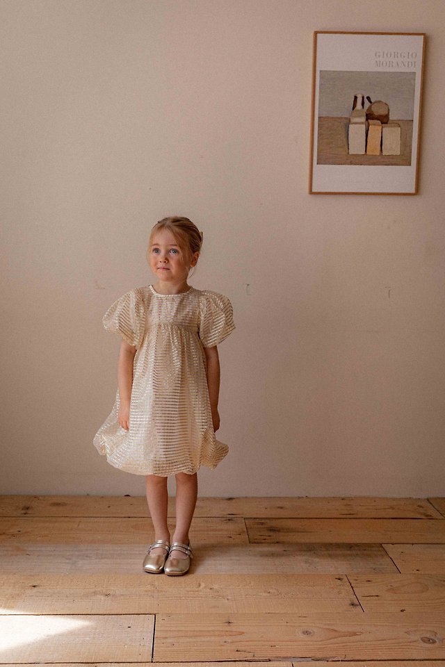 Lenua - Korean Children Fashion - #designkidswear - Golden Balloon One-Piece - 5