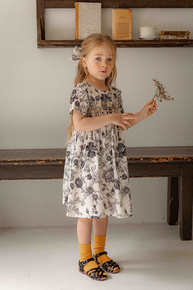 Lenua - Korean Children Fashion - #discoveringself - Dien Smock One-Piece - 5