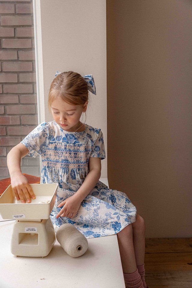 Lenua - Korean Children Fashion - #kidsstore - Dien Smock One-Piece - 8