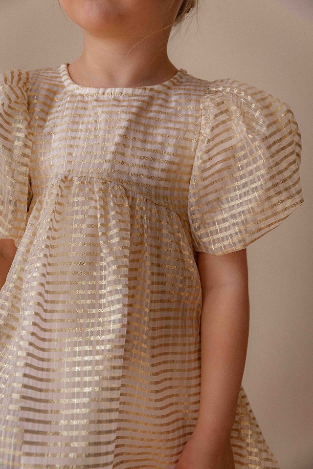 Lenua - Korean Children Fashion - #kidsstore - Golden Balloon One-Piece - 9