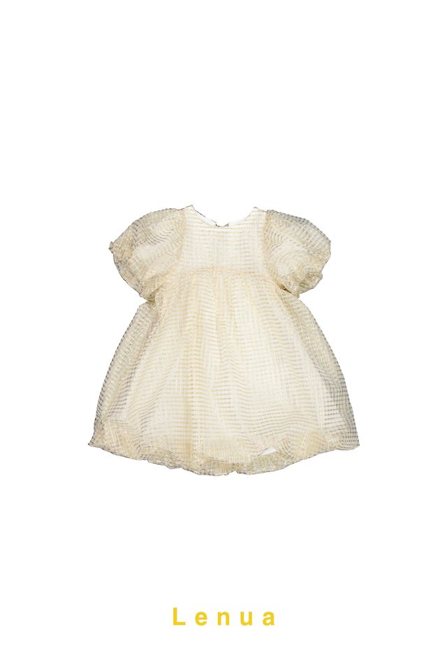 Lenua - Korean Children Fashion - #kidzfashiontrend - Golden Balloon One-Piece - 10