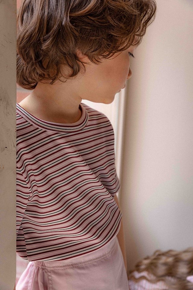 Lenua - Korean Children Fashion - #prettylittlegirls - Ray Stripe Tee - 8