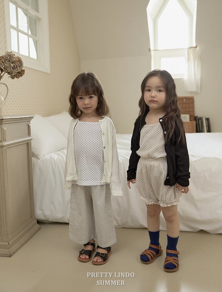 Lindo - Korean Baby Fashion - #babyboutique - Summer Strap Sleeveless Tee - 5