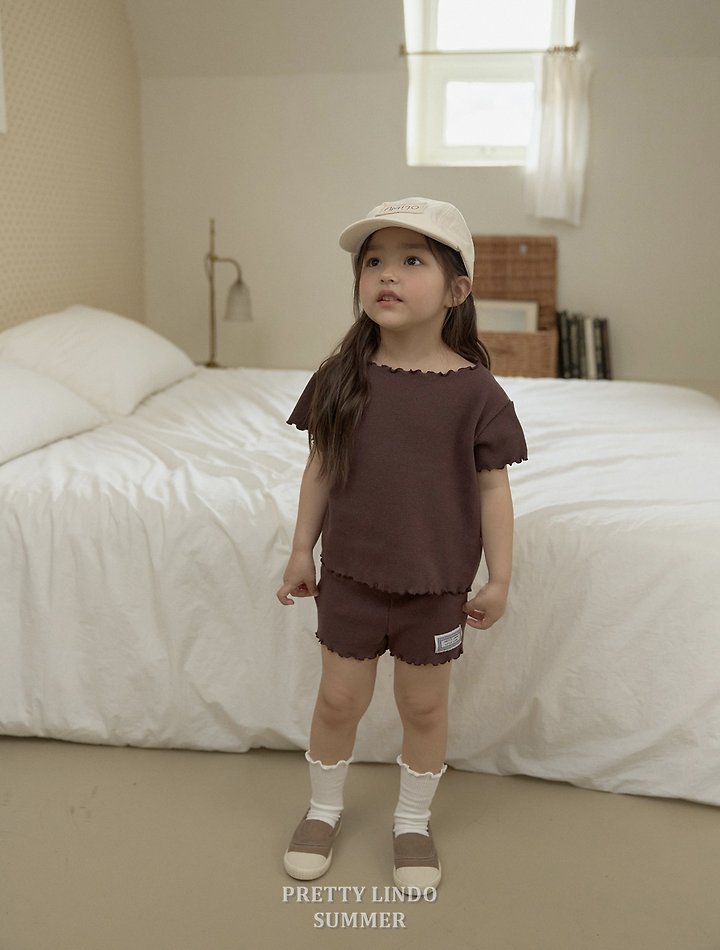 Lindo - Korean Baby Fashion - #babyboutique - Span Waffle Shorts - 10