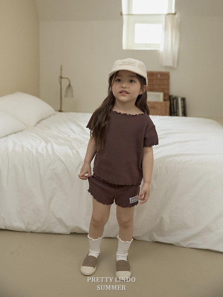 Lindo - Korean Baby Fashion - #babyboutique - Span Waffle Shorts - 11