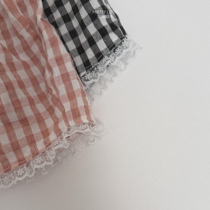 Lindo - Korean Baby Fashion - #babyboutique - Check Frill Shorts - 5