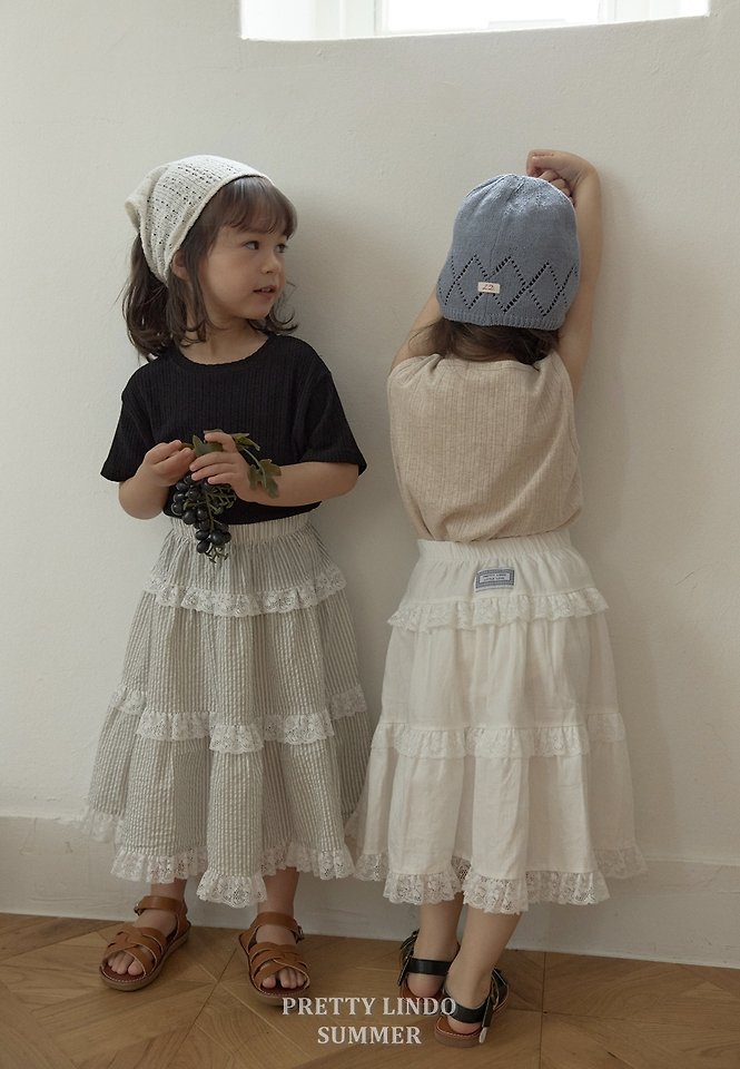 Lindo - Korean Baby Fashion - #babyboutique - Crochet Headscarf Scarf - 11