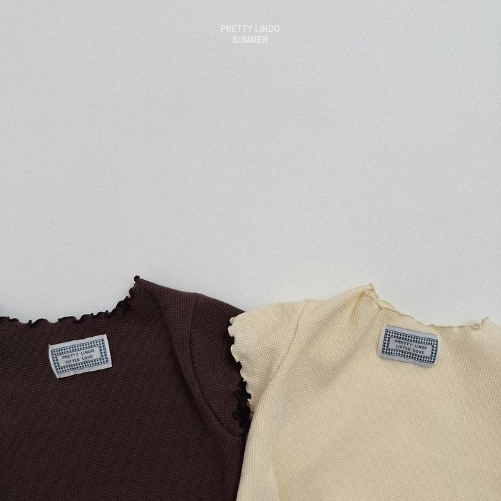 Lindo - Korean Baby Fashion - #babyboutiqueclothing - Span Raw-Edge Tee - 6