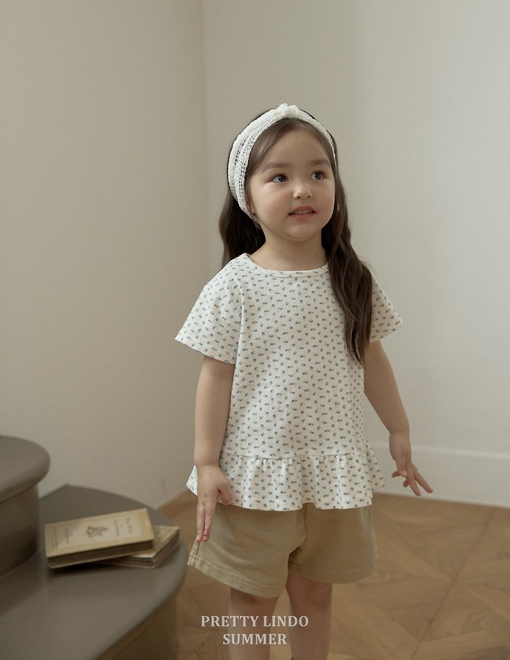 Lindo - Korean Baby Fashion - #babyboutiqueclothing - Flower Short-Sleeve Tee - 12