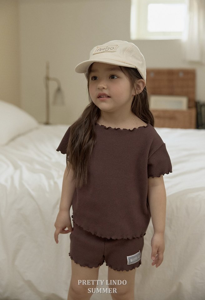 Lindo - Korean Baby Fashion - #babyboutiqueclothing - Span Waffle Shorts - 12