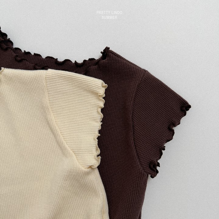 Lindo - Korean Baby Fashion - #babyclothing - Span Raw-Edge Tee - 7