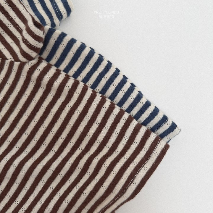 Lindo - Korean Baby Fashion - #babyboutiqueclothing - Base Stripe Tee - 4