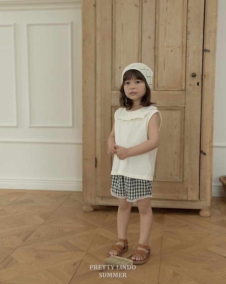 Lindo - Korean Baby Fashion - #babyclothing - Check Frill Shorts - 8
