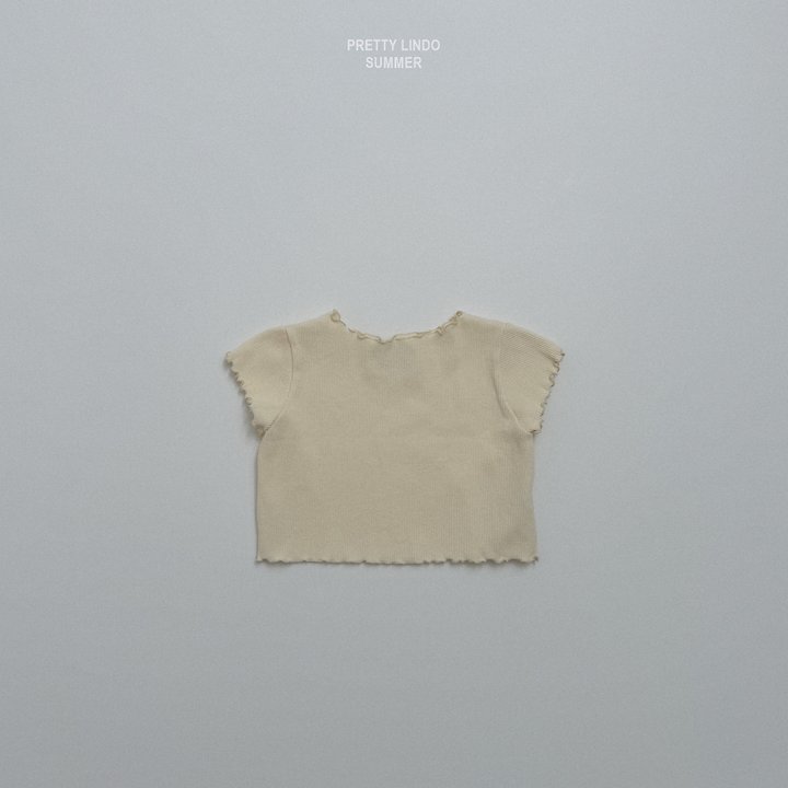 Lindo - Korean Baby Fashion - #babyfashion - Span Raw-Edge Tee - 8