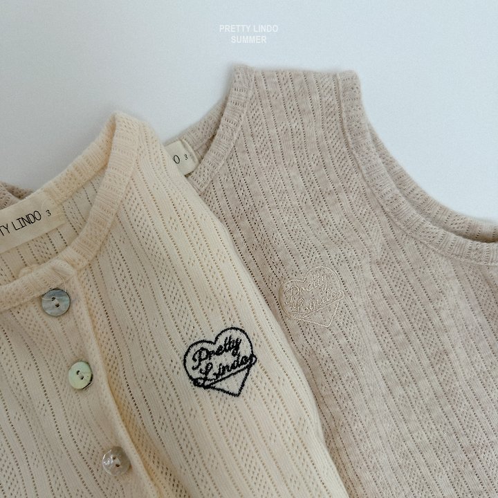 Lindo - Korean Baby Fashion - #babyclothing - My Heart Sleeveless Tee - 4