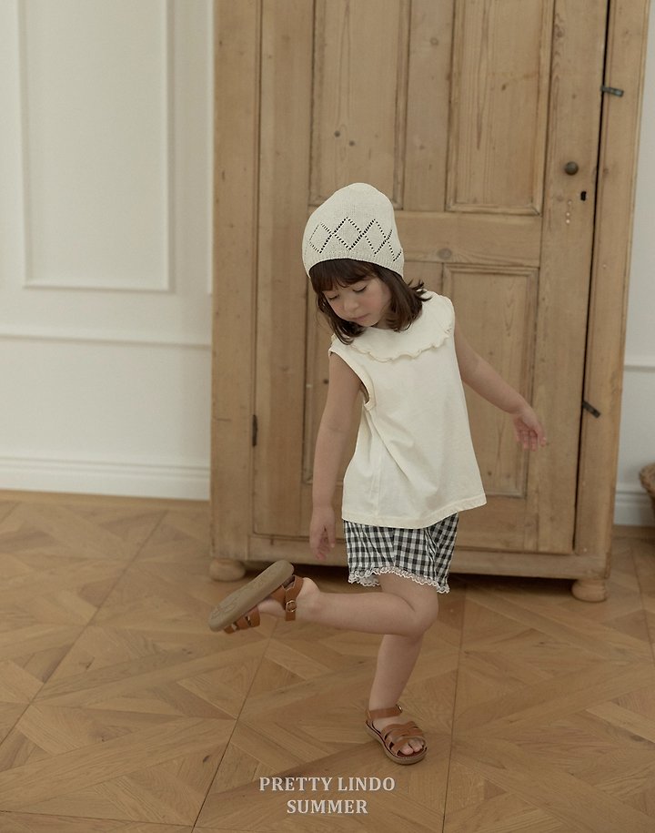 Lindo - Korean Baby Fashion - #babyfashion - Check Frill Shorts - 9