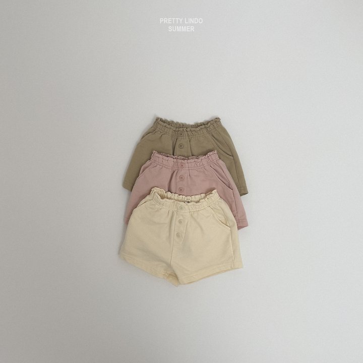 Lindo - Korean Baby Fashion - #babyfever - Button Shorts